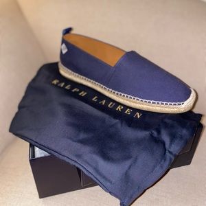 Ralph Lauren Canvas Art Deco Espadrilles